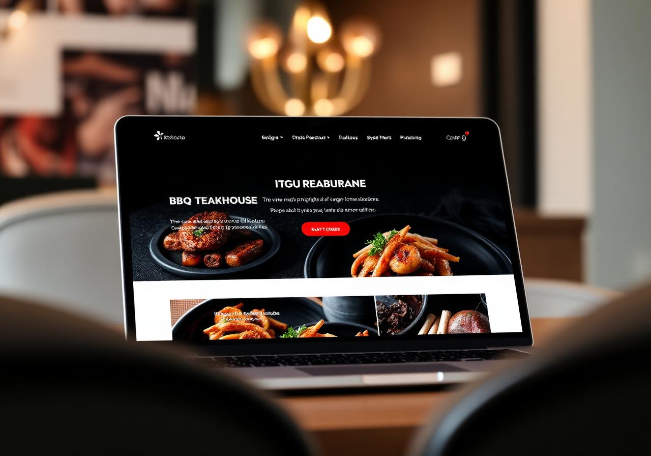 Website de Tonga's BBQ